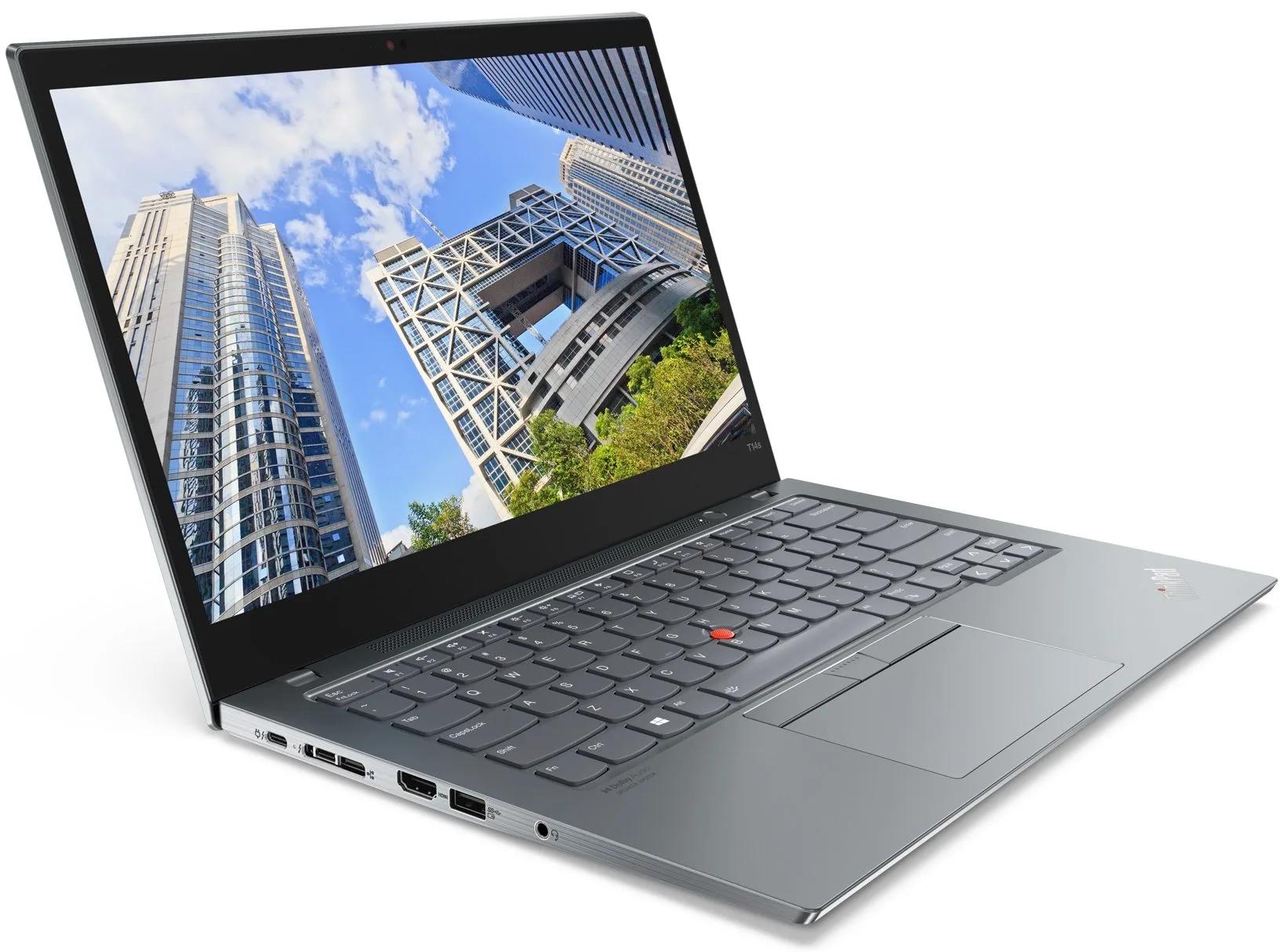 Lenovo ThinkPad T14s Gen 2 open lid showing screen | RenewedDubai UAE