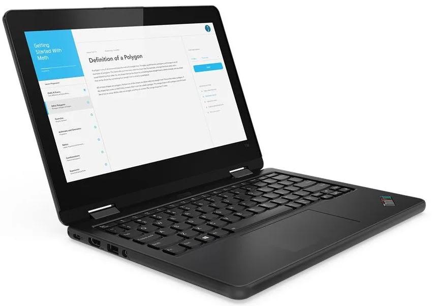 Lenovo ThinkPad Yoga 11e Gen 6 side profile 2-in-1 convertible | RenewedDubai UAE